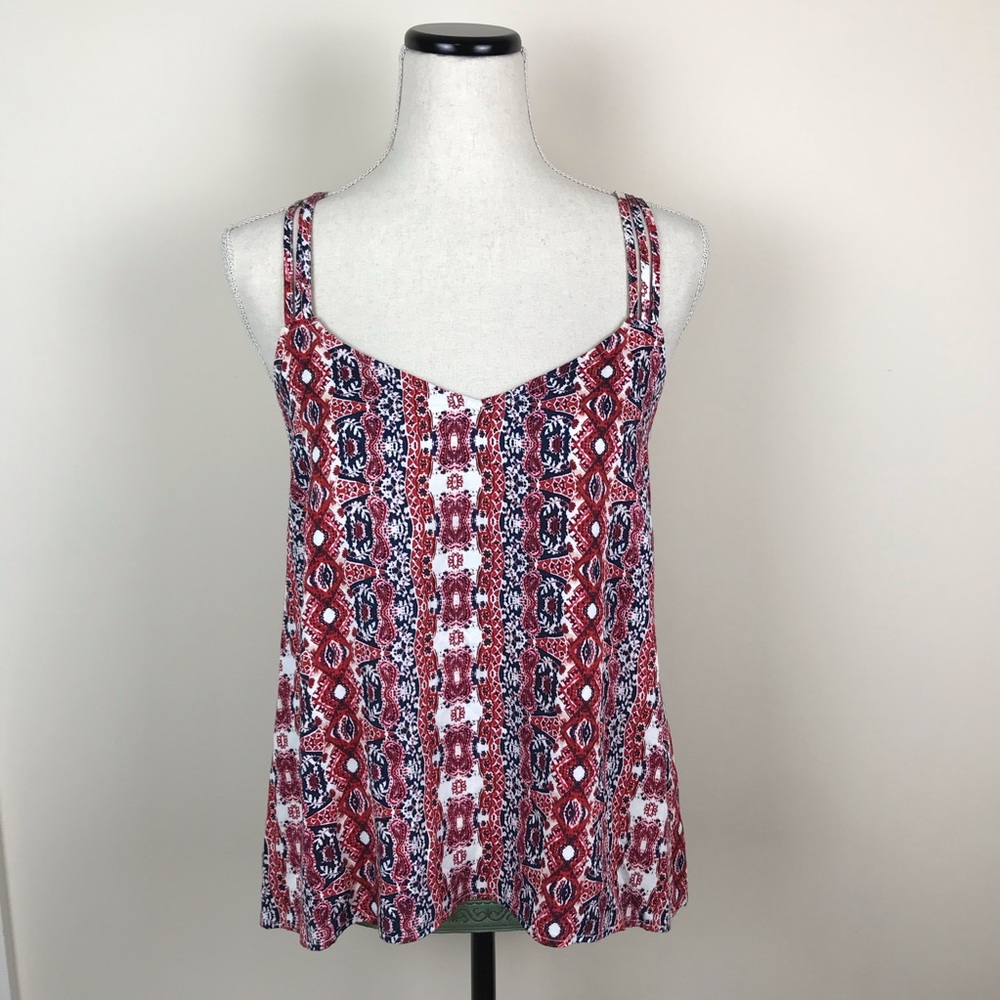 Jack by BB Dakota Marjoram Ivory Strappy Tank